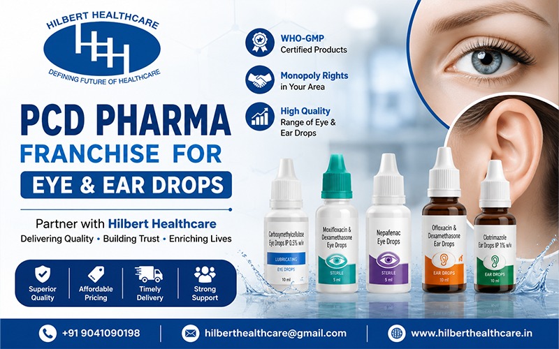 PCD Pharma Franchise for Eye and Ear Drops - Hilbert Healthcare
