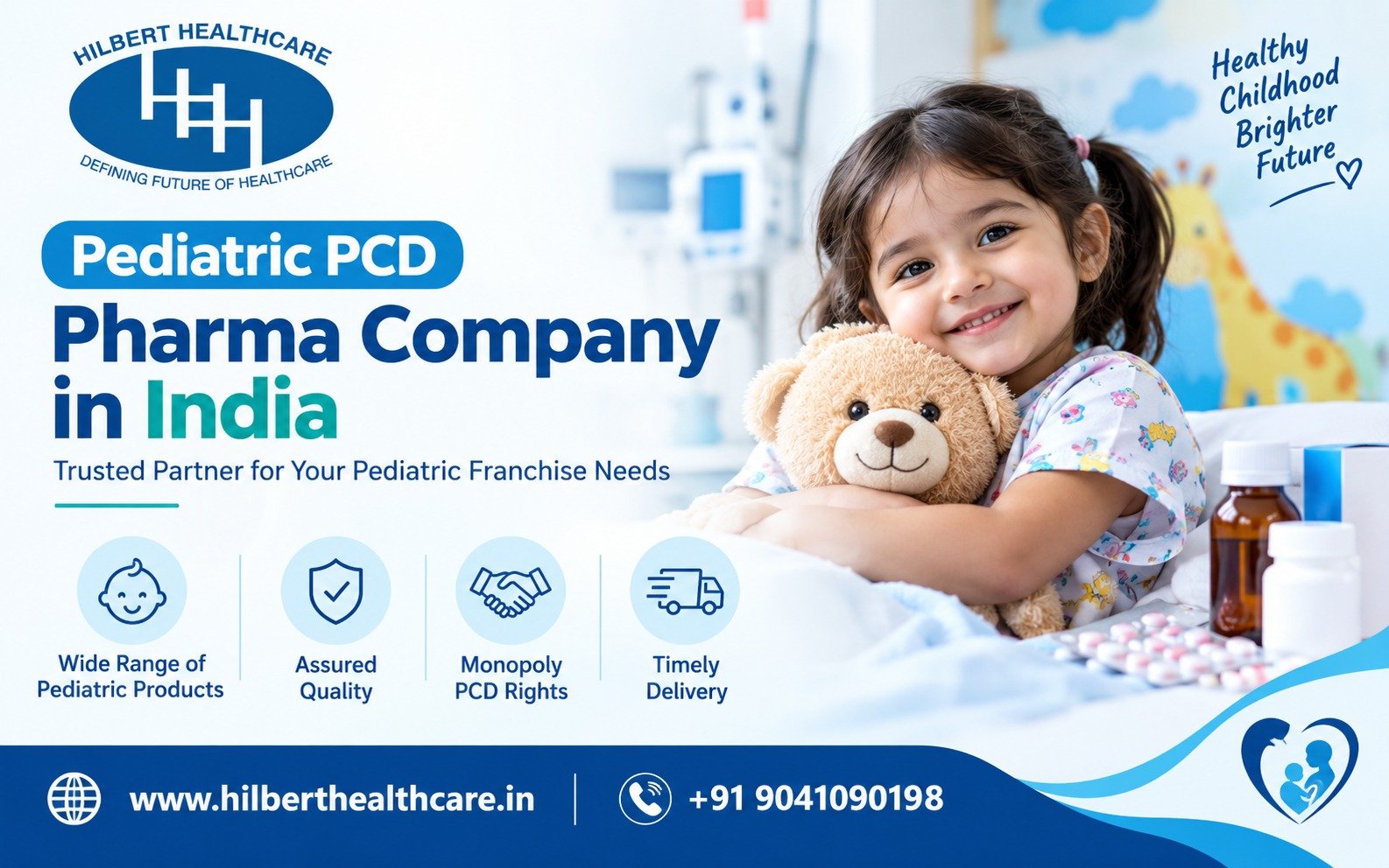 Pediatric PCD Pharma Company in India - Hilbert Healthcare